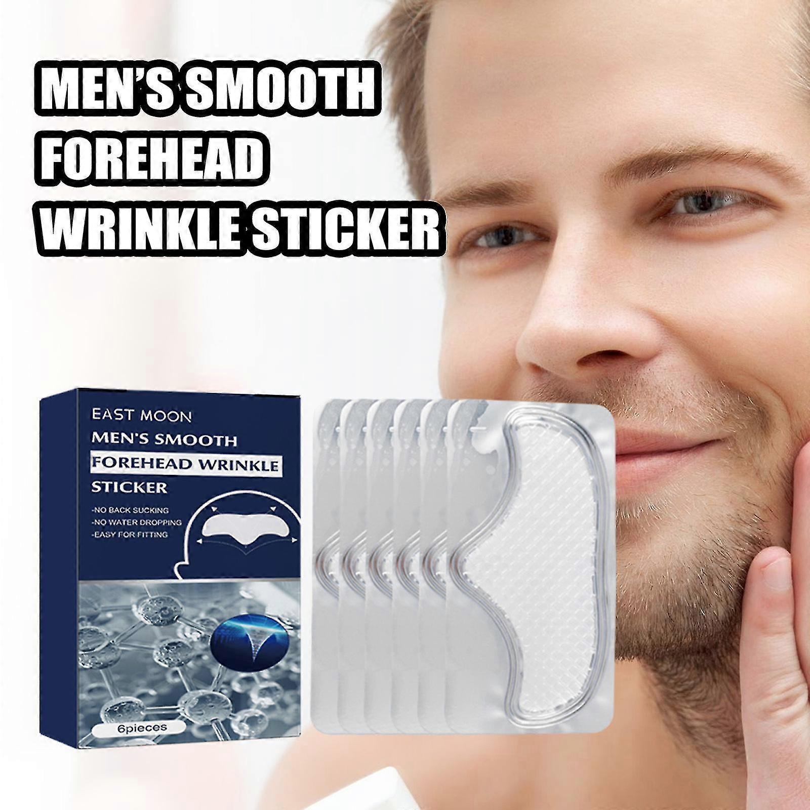 Shanxi Shuishuidiansan Trading Men's Anti-Wrinkle Forehead Patch Smoothes and Firms the Forehead, Diminishes Fine Lines and Wrinkles