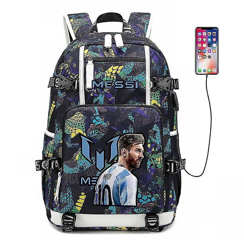 DUqi Lionel Messi Peripheral Football School Bag Shoulder Bag High Quality Style 5