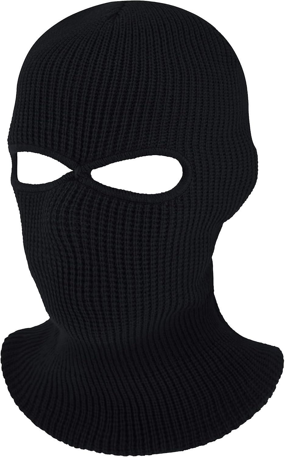 Veny Winter Balaclava - Knitted Balaclava Face Mask With Warm 2-hole Design For Full