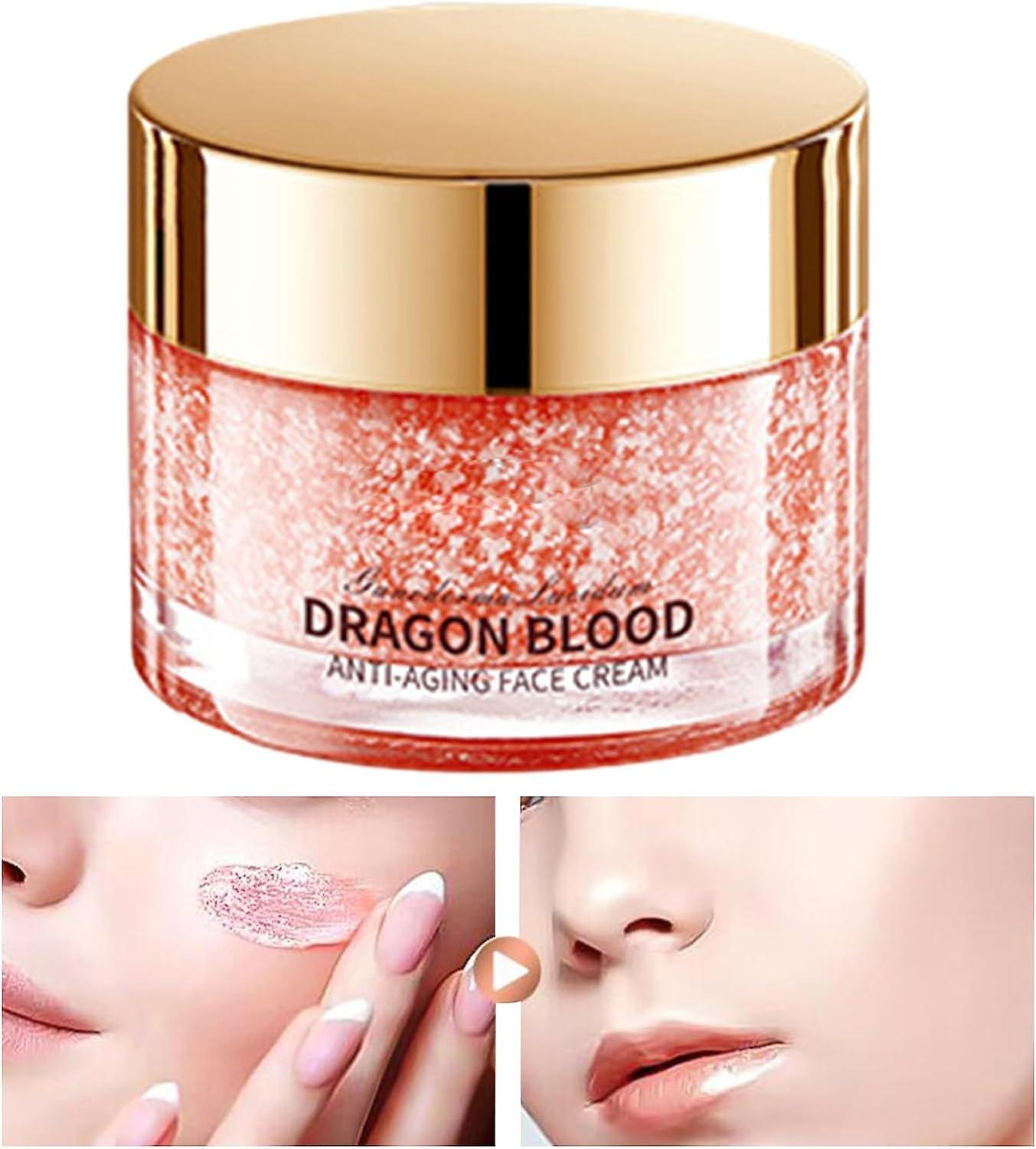 Lelinker Dragon Blood Cream,Anti Wrinkle Cream for Women, Even Skin Tone, Lighten Fine Lines, Moisturize, Rejuvenate Skin 2 Pcs