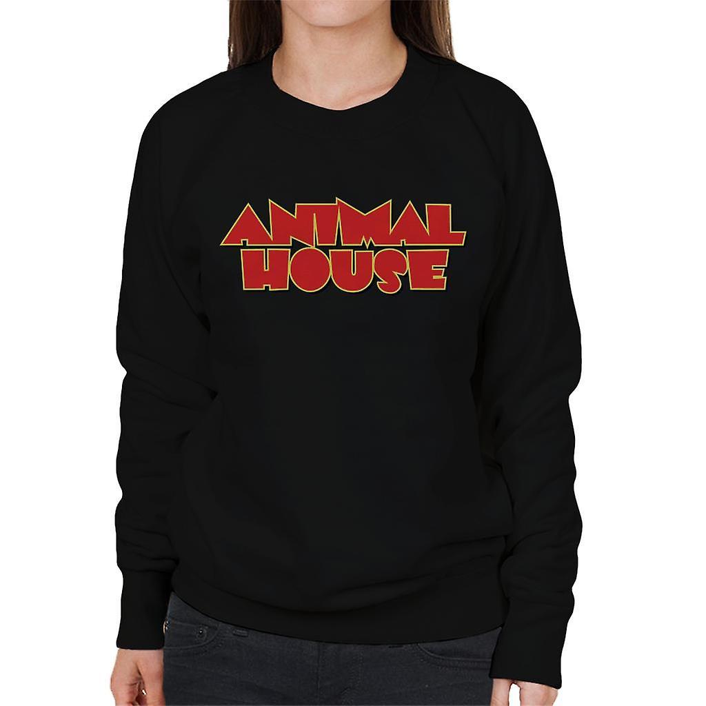 Animal House Red Logo Women's Sweatshirt Black XX-Large