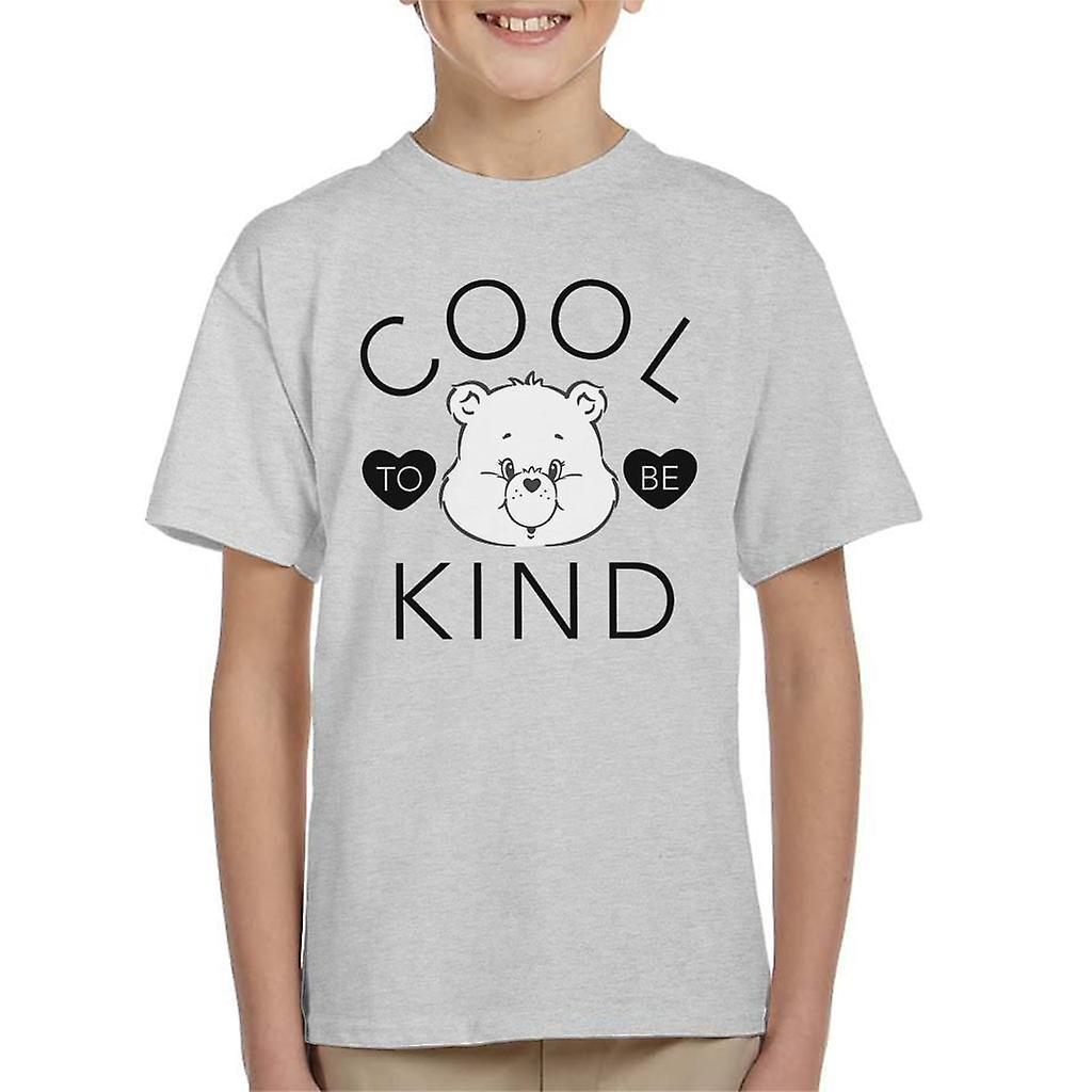 Care Bears Tenderheart Bear Cool To Be Kind Kid's T-Shirt Heather Grey Medium (7-8 yrs)