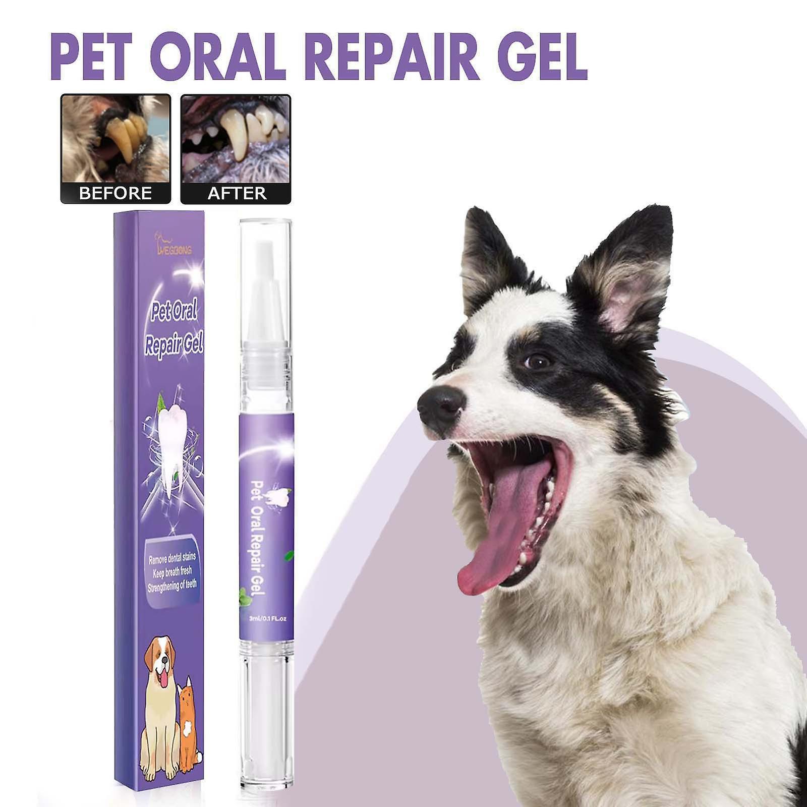 Baodan Pet Oral Repair Gel Deep Cleaning Dog  Tooth Stains Oral Cleaning Care 5ml