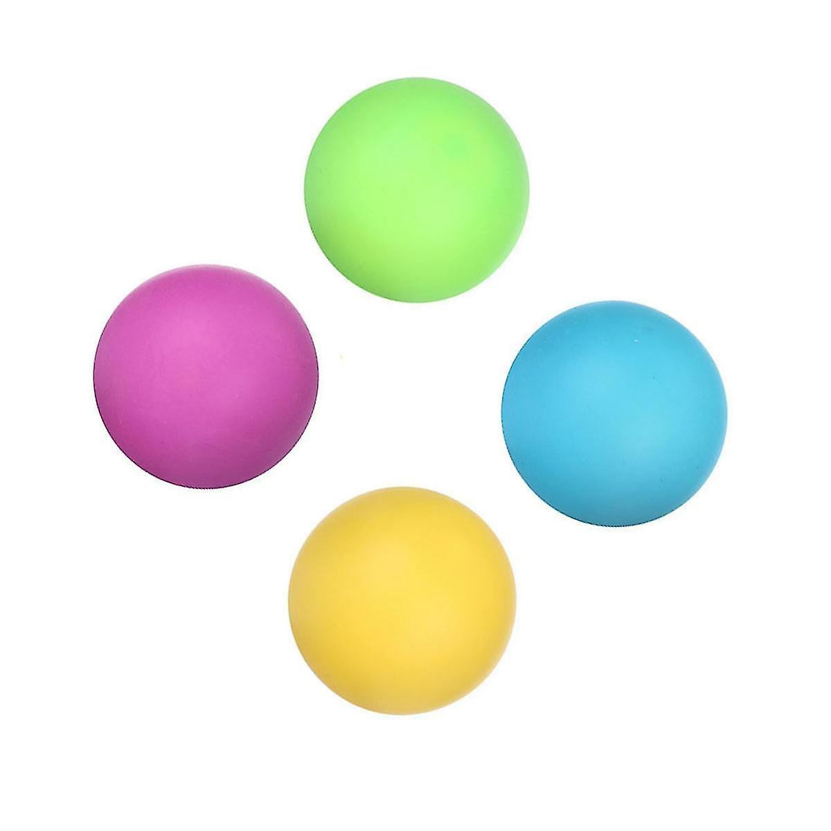 Qinfen Stress Relief Color Changing Balls Soft Rubber Squeeze Color Changing Slow Bouncing Balls Kneading