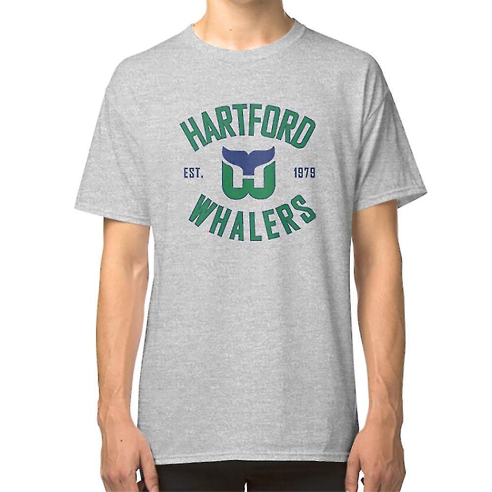 Gildan Hartford Whalers CT T-shirt White L