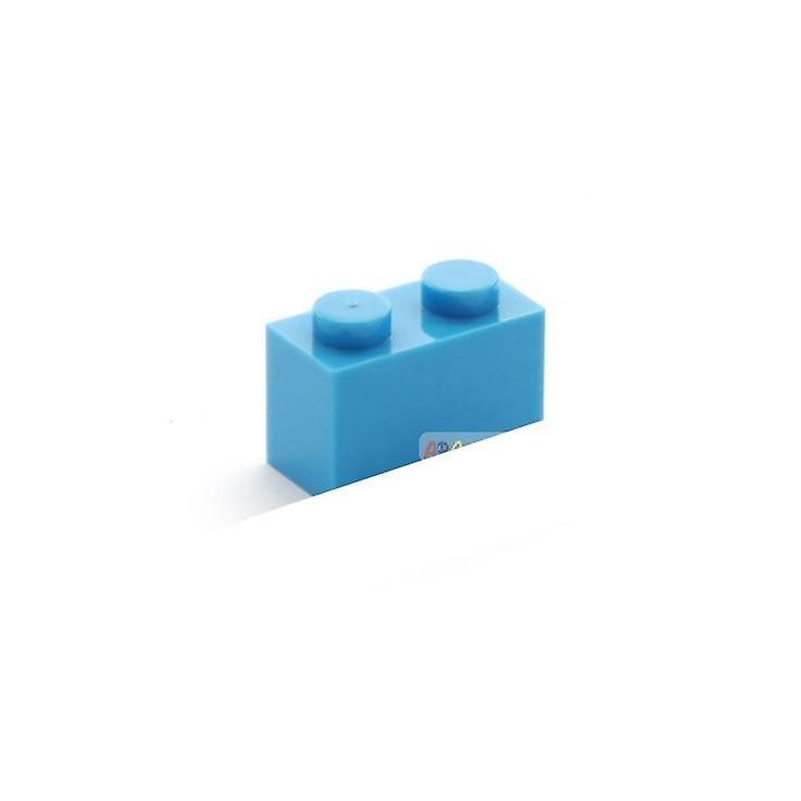 Slowmoose Building Blocks - Thick Figures Bricks Powder Blue 100pcs