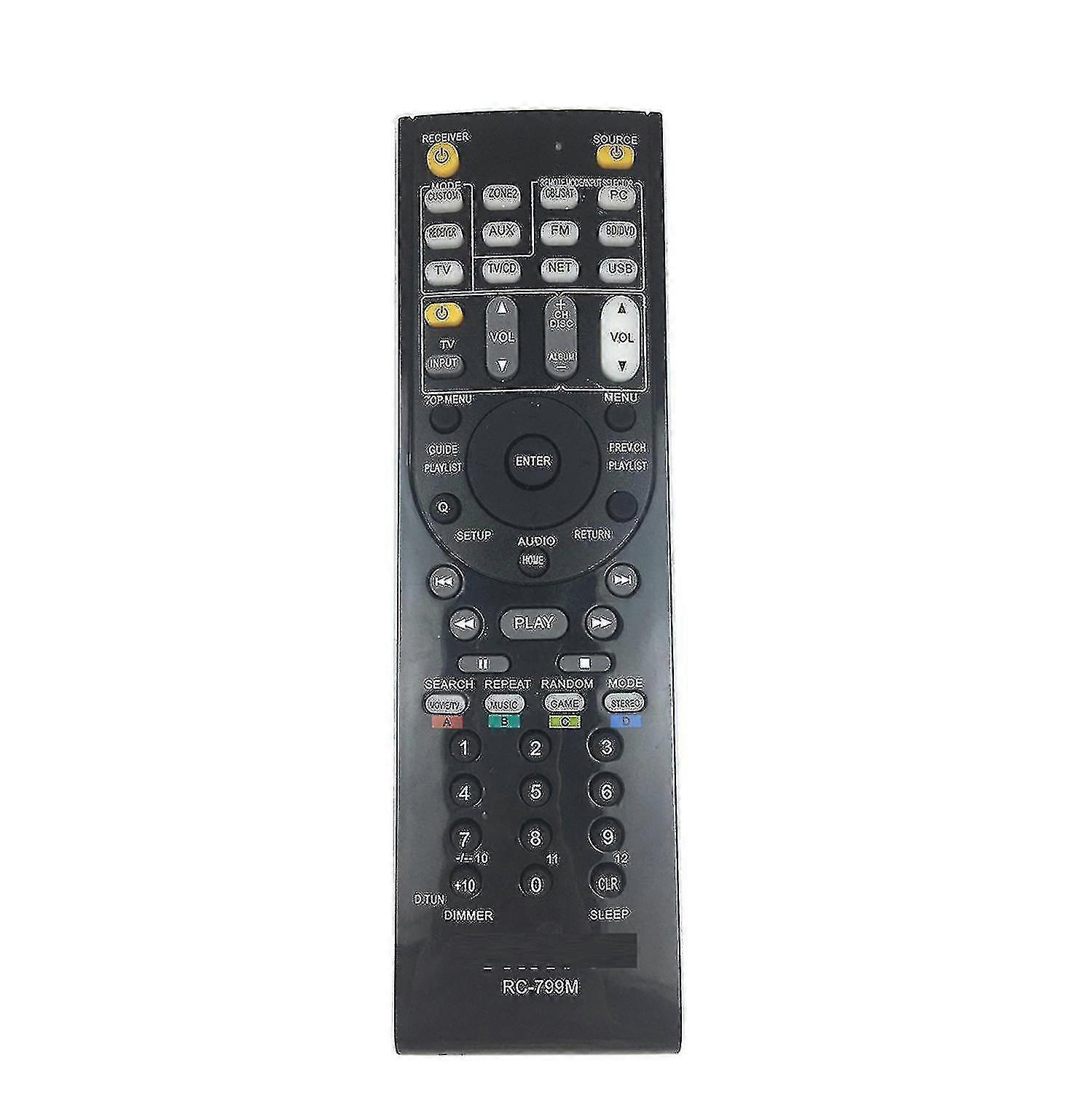 Aoui Remote Control Compatible with Onkyo Av Rc-834m Rc-799m Rc-737m /rc-735m Rc-765m Tx-nr414 Tx-nr515 Tx-nr717 Tx-s-Q