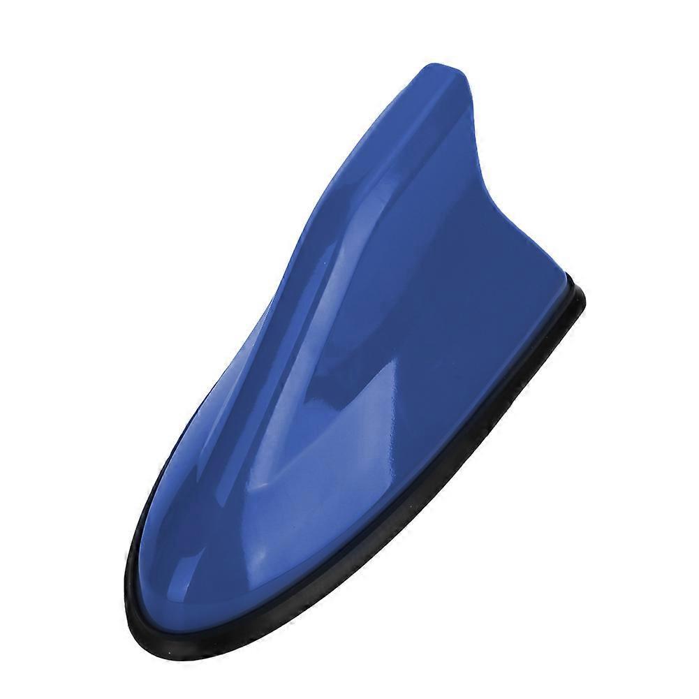 Sinknap Fashion Waterproof Shark Fin Antenna Auto Car Roof Strong Signal Radio Aerials Blue