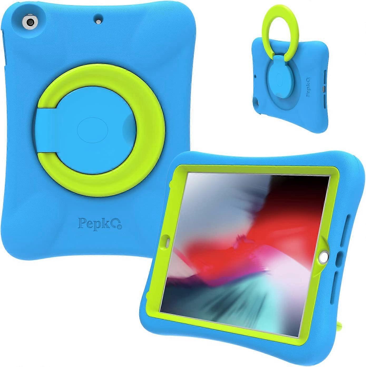 Ubiuo PEPKOO iPad 9.7 2017/2018 Case for Kids - Lightweight Shockproof Handle Stand Rugged Cover for Apple iPad 6th Generation/5th Gen/Air/Air 2 (B...