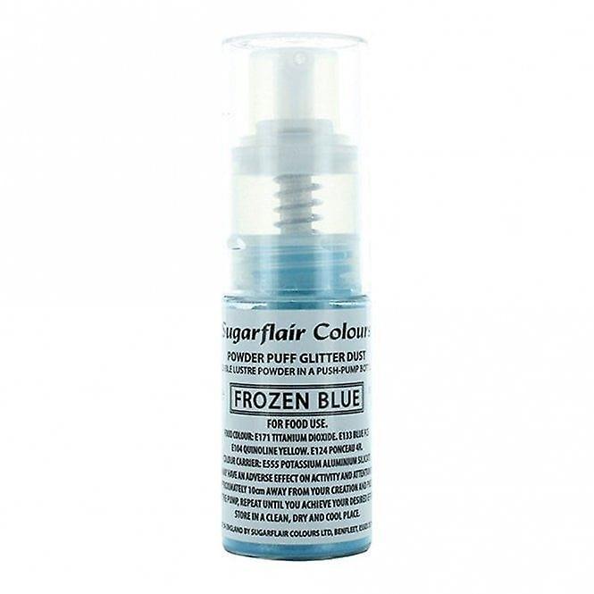 Sugarflair Powder Puff Glitter Dust Spray 10g - Frozen Blue