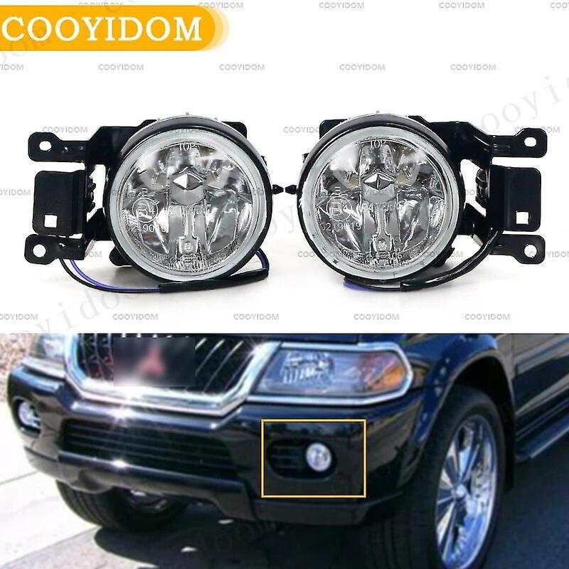 Scitoo Car Front Bumper Fog Light Fog Lamp Drive Driving Lamp Headlight For Mitsubishi Montero Pajero Sport 2000 2001 2002 2003 2004 Only 1 Right C...