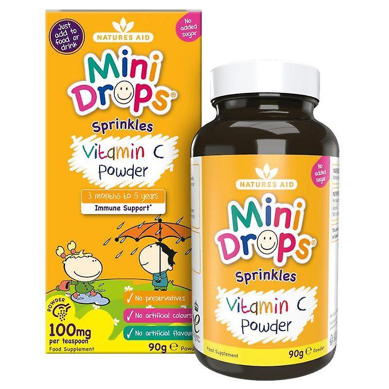 Natures Aid Nature's Aid Mini Drops Sprinkles Vitamin C 100mg Powder 90g (150000)