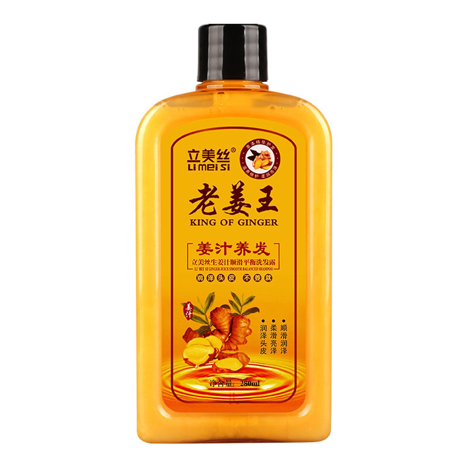 Fruushop Ginger Hair Regrowth Shampoo Ginger Shampoo for Hair Growth  Loss Hair Shampoo Conditioner A