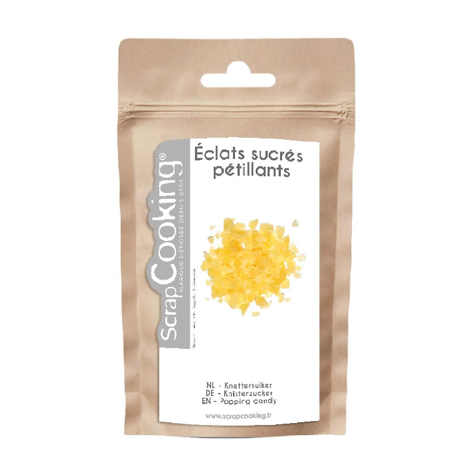 ScrapCooking Popping candy - 50 g Yellow 6 x 5,5 cm