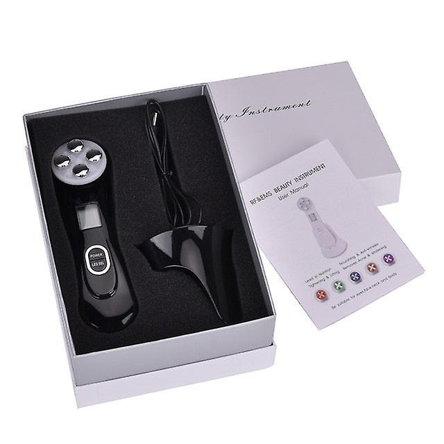 Slowmoose Facial Skin Rejuvenating, Face Lifting, Skin Tightening Device - Led Photon black with box