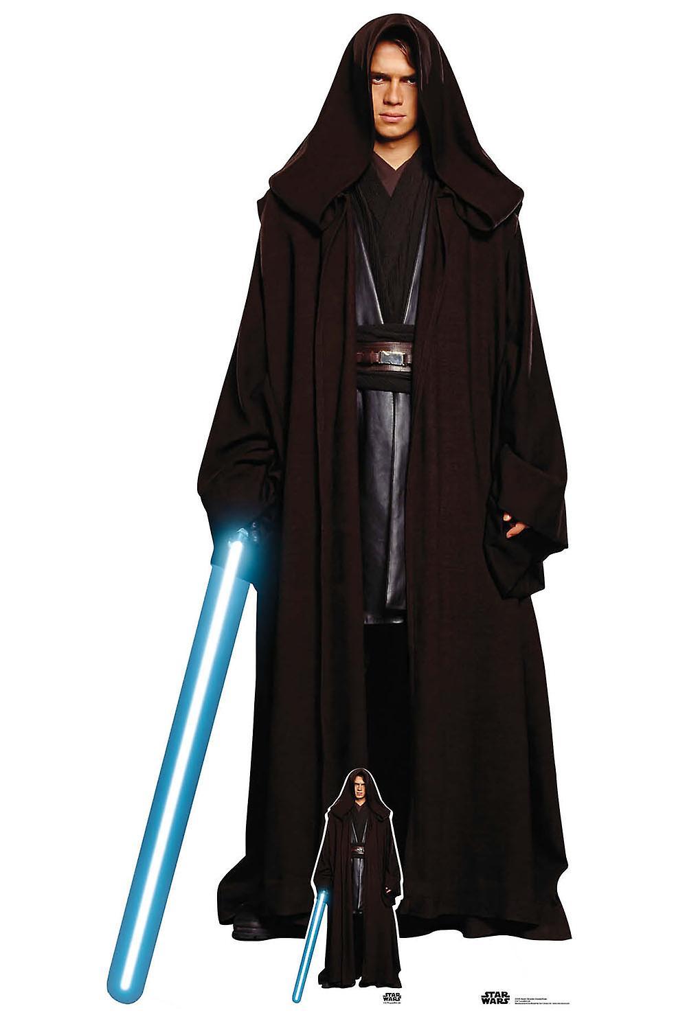 Anakin Skywalker Cloak Style from Star Wars Lifesize Cardboard Cutout / Standee