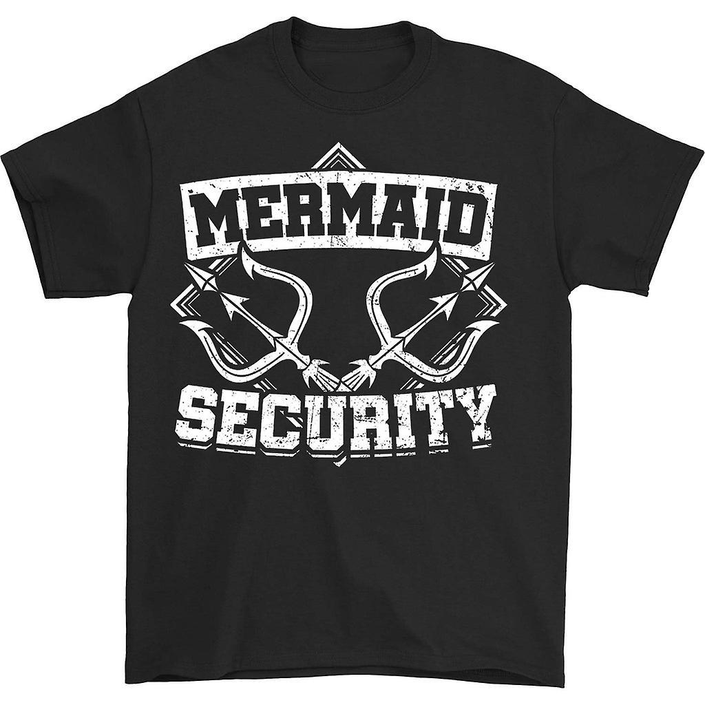 HISHARK Mermaid security 90s t-shirt black L