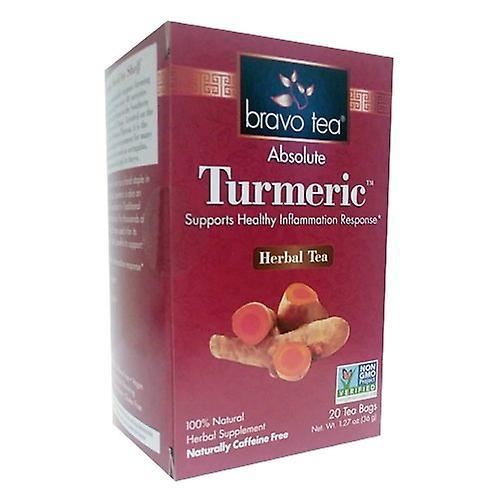 Bravo Tea & Herbs Absolute Tumeric Tea, 20 bags (Pack of 1)