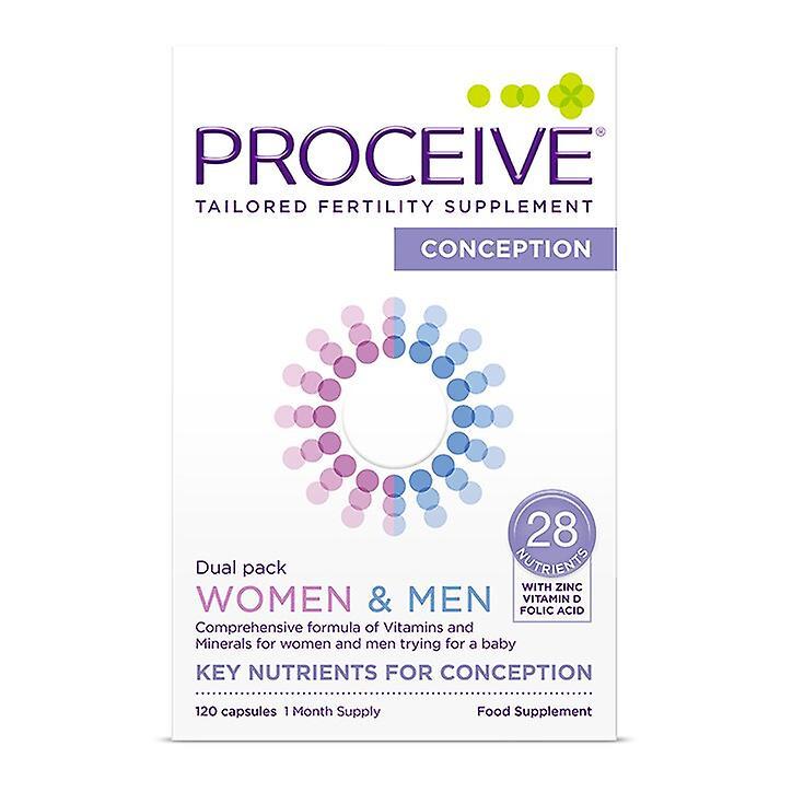 Proceive Women & Men Dual Pack Advanced Fertility Supplement 120 Capsules