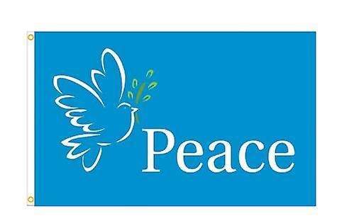 Lelinker Peace Flag Peace Dove With Olive Branch Garden Flag 3x5 Ft Dove Garden Flag Outdoor Home Decor B 90x150cm