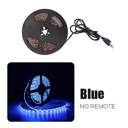 GreenZech Usb led strip flexible lamp smd 2835 desk decor screen tv background lighting Blue 4m