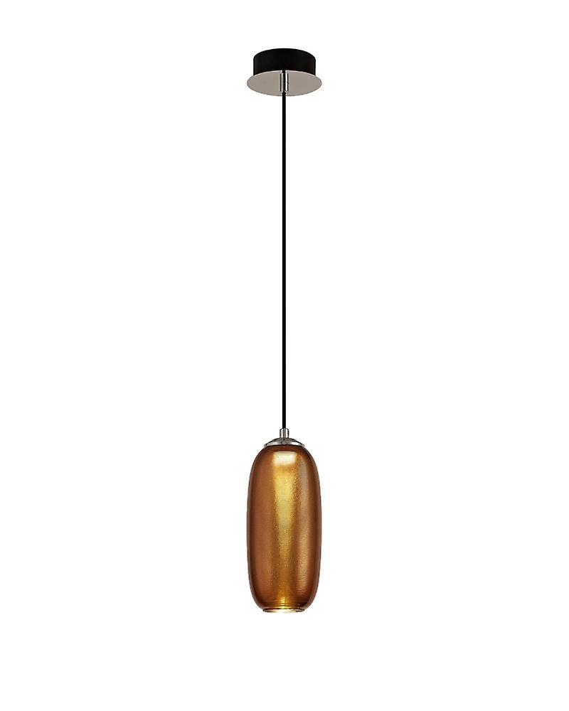 Volani Emilia Pendant, 8w Led, 4000k, 720lm, Copper/black, 3yrs Warranty