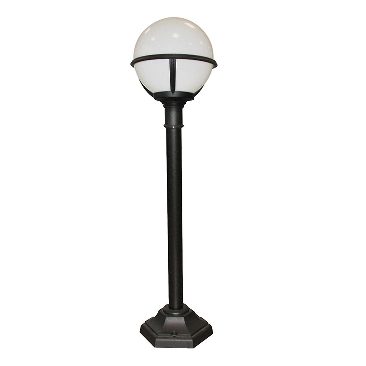 Glenbeigh 1 Light Outdoor Bollard Lantern Black IP44 E27