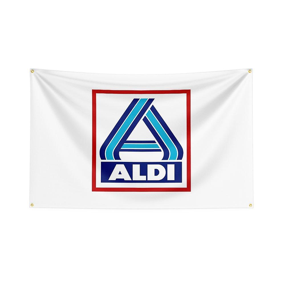 Bicaco 3x5 Ft Aldi Flag Polyester Digital Printed Banner J0666 60 x 90cm