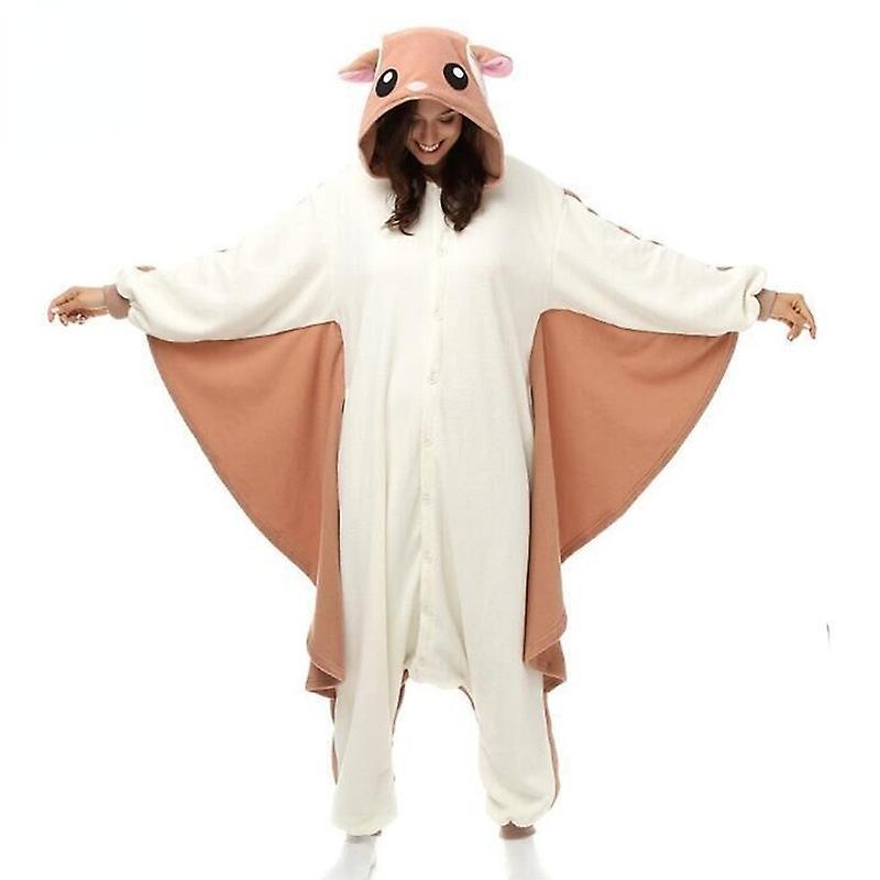 Beauty Hitech Animal Adult Kigurumi Flying Squirrel Onesies Party Halloween Mouse Pajamas Cosplay Chipmuck Costumes Sleepwear Jumpsuit Xl