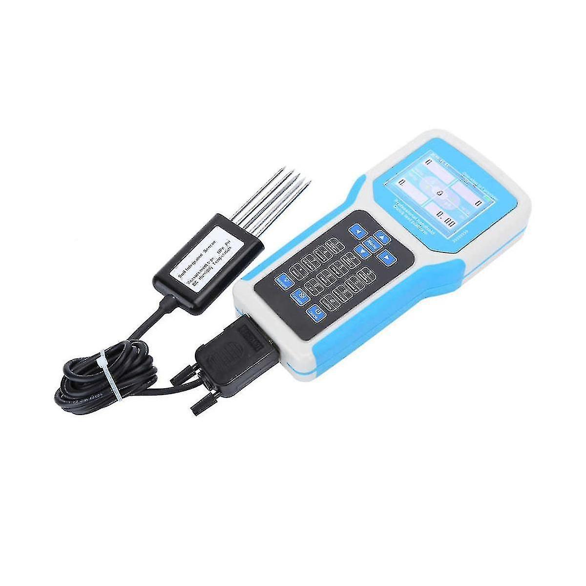 Hcankcan Intelligent Soil Tester Temperature Humidity Ec Ph Nitrogen Phosphorus Potassium Meter Soil Nutrien <br>