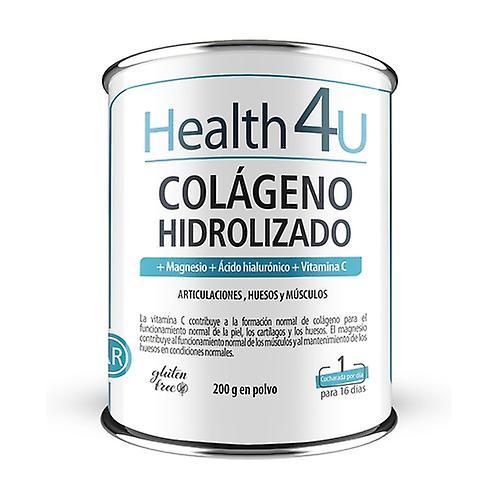 Health 4U Hydrolyzed Collagen with Magnesium, Hyaluronic Acid and Vitamin C 200 g of powder