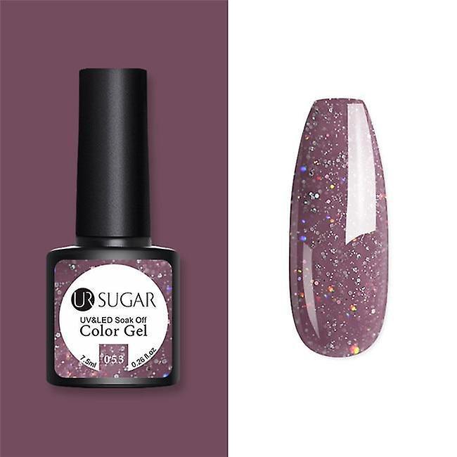 Slowmoose Nail Polish Gel - Semi Permanent Varnish Sequins 53