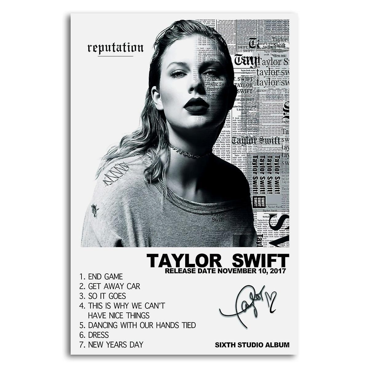 Gamurry Taylor Swift Reputation Swifties Poster Home Decor Music Poster Pop Female Singer Album Poster Wall Art Gifts Bedroom Office Room Living Ro...