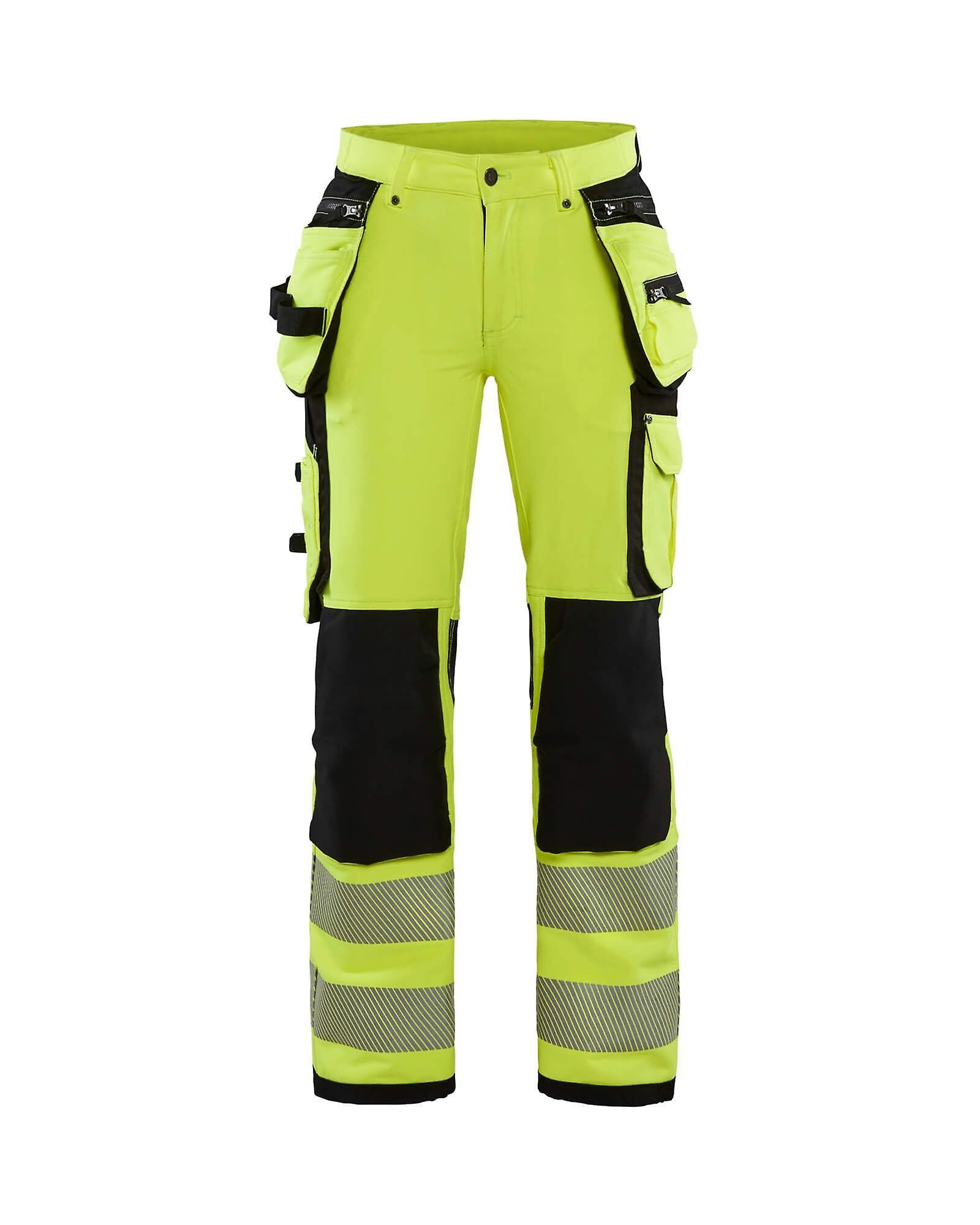 Blaklader 7197 hi-vis trousers ladies 4-way-stretch - womens (71971642) Yellow/black 24