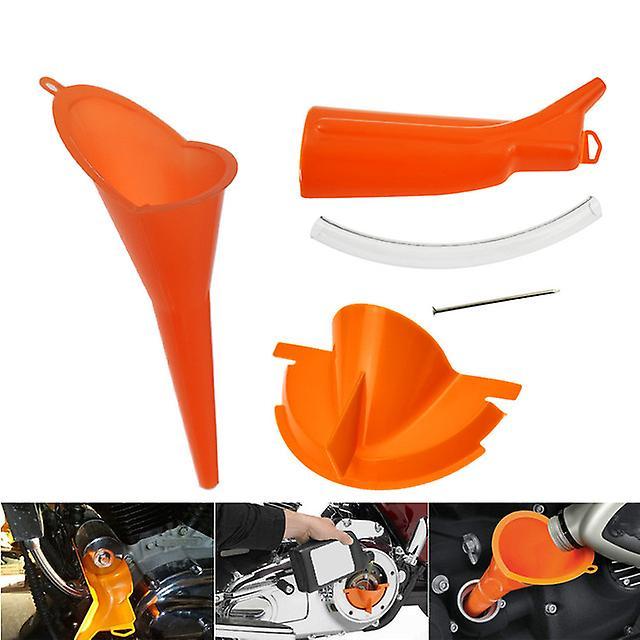 Motor 3pcs Motorcycle Crankcase Fill Funnel+primary Case Oil Fill Funnel+oil Filter Funnel For Harley Touring Sportster Dyna Softail funnel cover S...