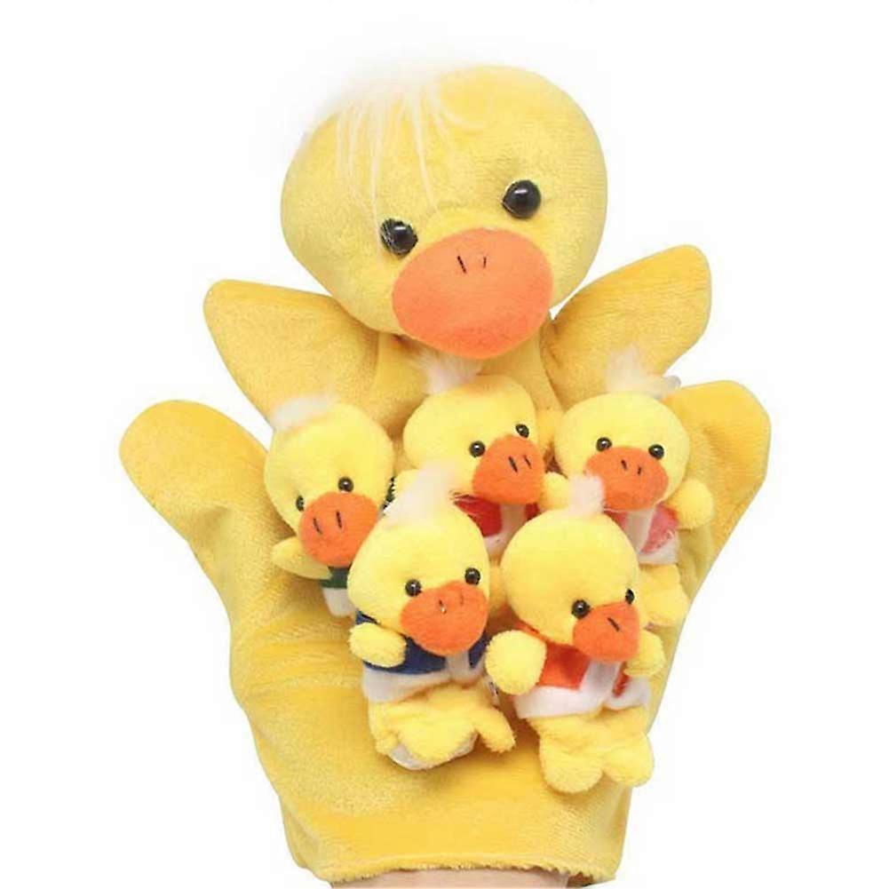 unbrand Cute Five Little Ducks Animals Hand Finger Puppets Story Telling Nursery Fairy Tale Kids Birthday