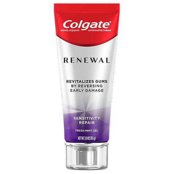 Colgate Renewal Gum Toothpaste, Sensitivity Repair - Fresh Mint Gel Formula (3 Ounce)