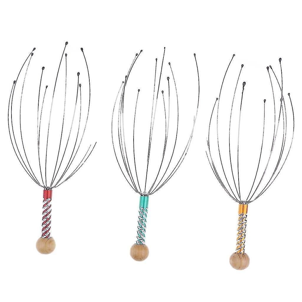 Fashion Girl Standard Head And Body Massager Scalp Massager Tools Hair Scratcher Personal Care Headache Relief