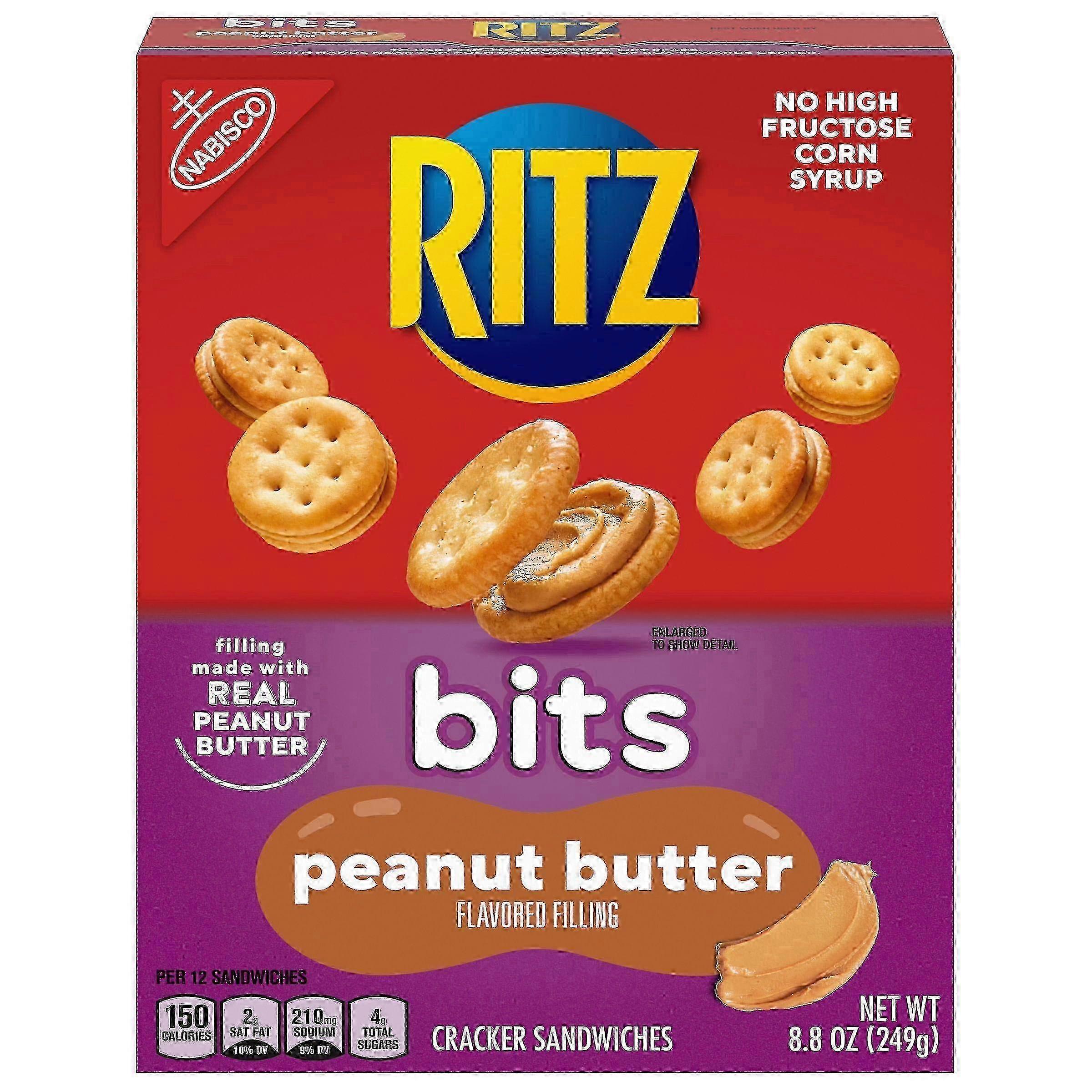 Ritz bits peanut butter sandwich crackers, 8.8 oz