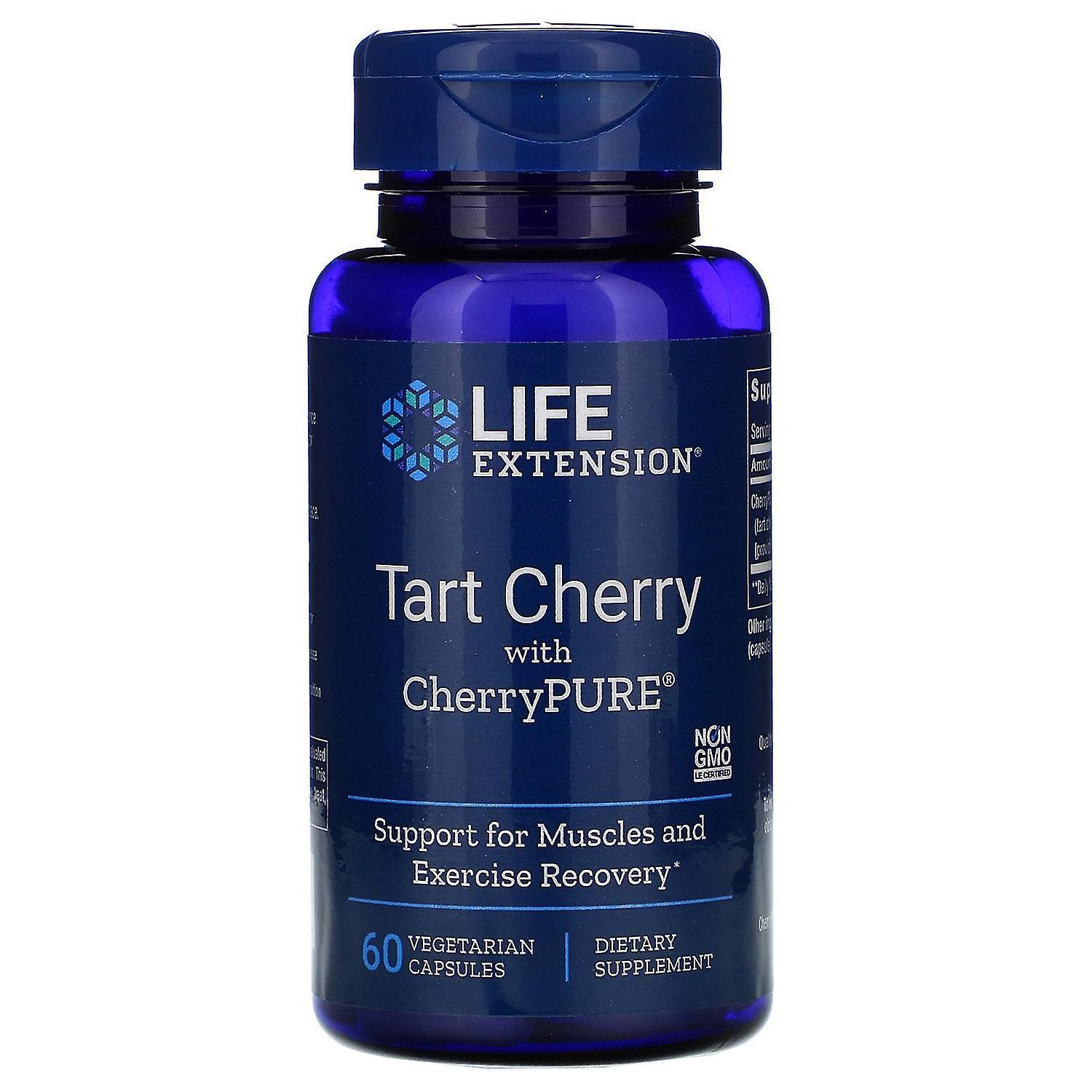 Life Extension, Tart Cherry with CherryPURE, 60 Vegetarian Capsules