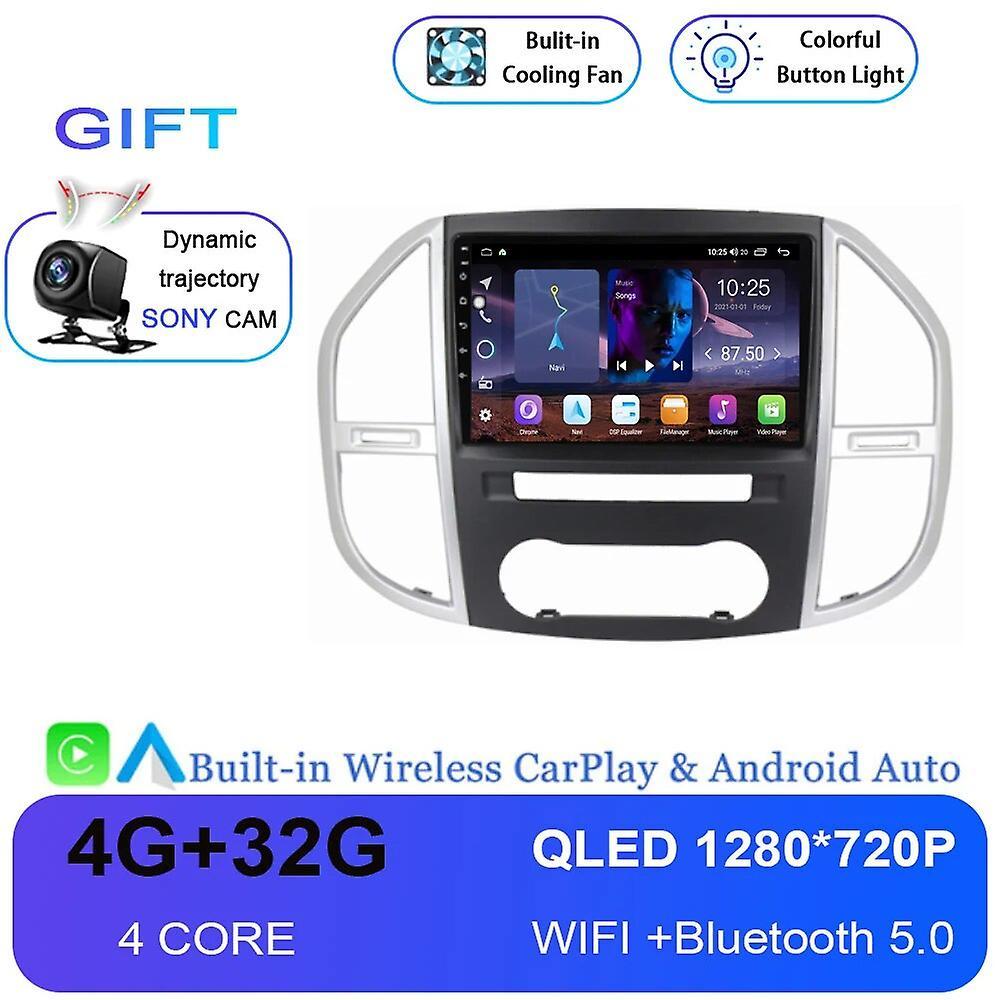 Jhshop Android 13 Car Radio Video Multimedia Player For Mercedes Benz Vito 3 W447 2014 - 2020 Navigation GPS Carplay Android Auto DVD 4G 32G AHD