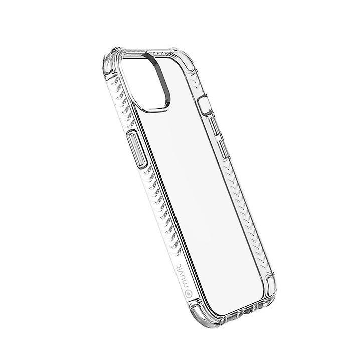 Muvit Reinforced Shockproof 3M Case for iPhone 13, Transparent