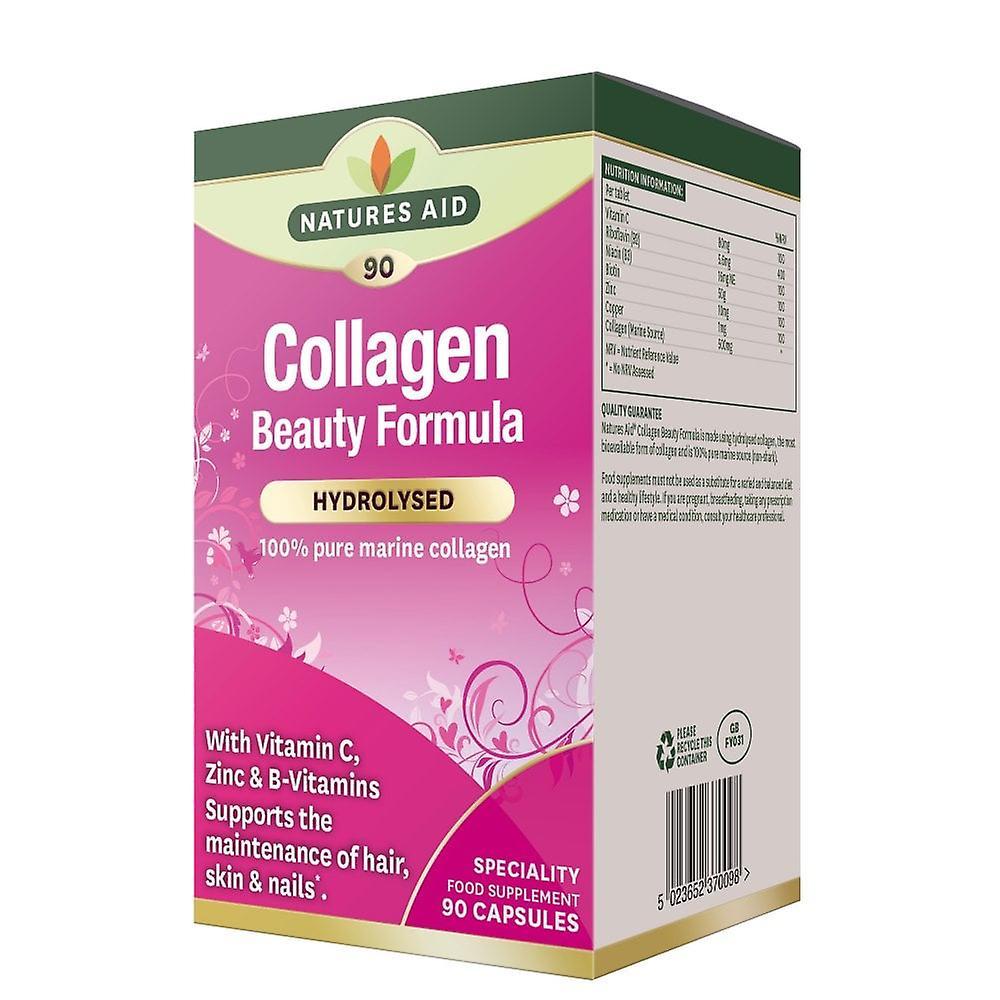 Natures Aid Collagen Beauty Formula (100% Pure Marine), 90 Capsules