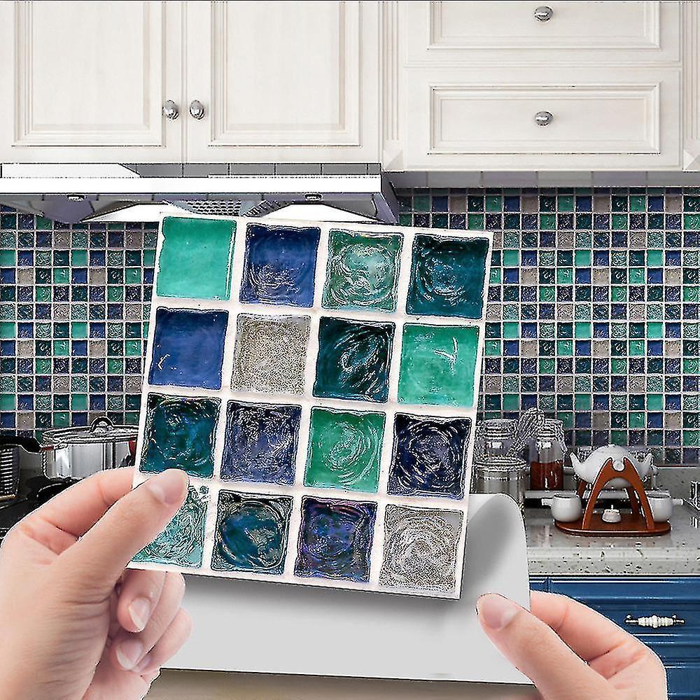 celebrate success 10pcs Self Adhesive Tile Stickers 20x20cm Wall Stickers Kitchen Tile Stickers, Tile Sticker Adhesive