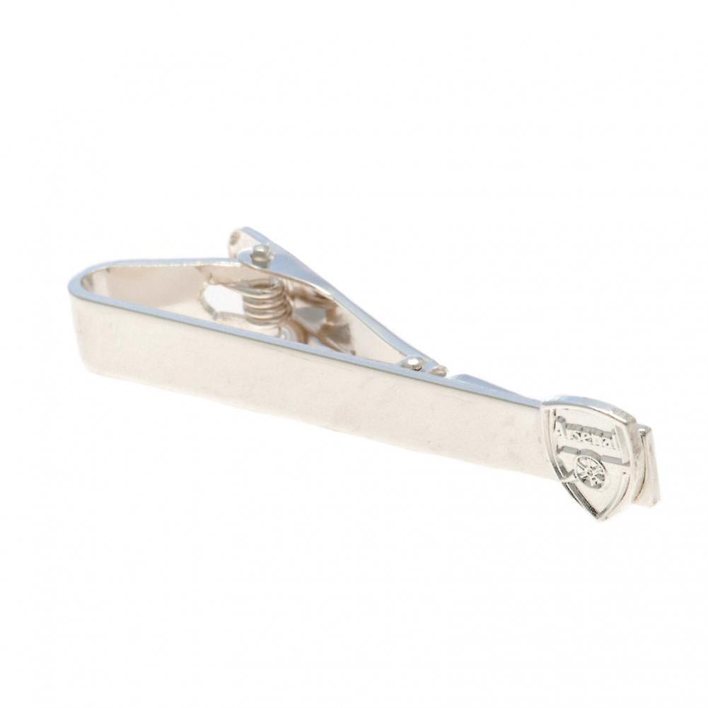 Arsenal fc silver plated tie slide