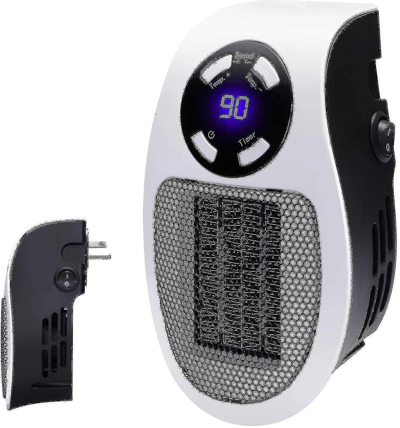 Tianzun Programmable Space Heater With Led Display Wall Outlet Electric Heater With Adjustable Thermostat And Timer For Home Office Indoor Use 350 ...