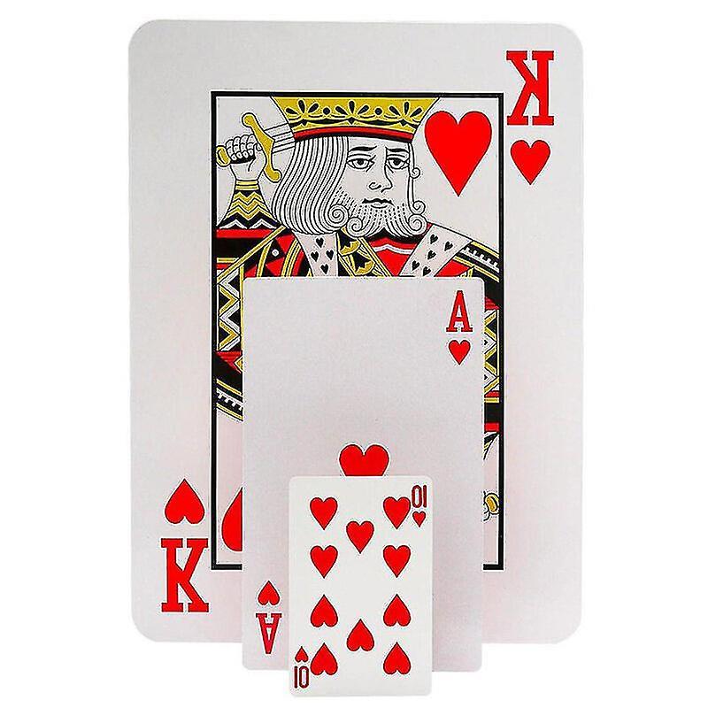 Jumbo Giant Playing Card Deck,super Big Game Theme Full Deck Cards For Kids,adults - Snngv