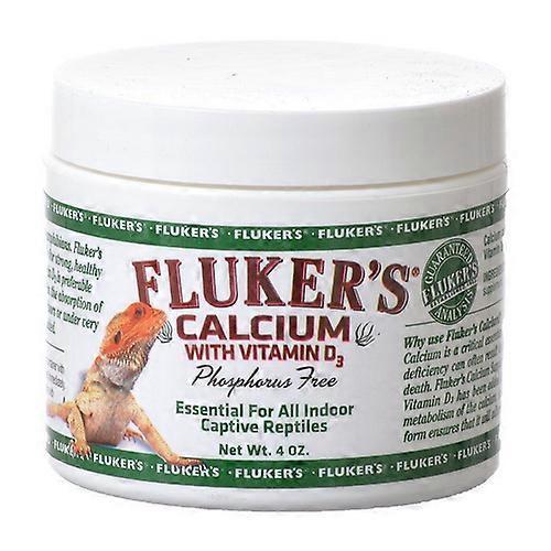 Fluker's Flukers Calcium with D3, 4 oz (Pack of 1)