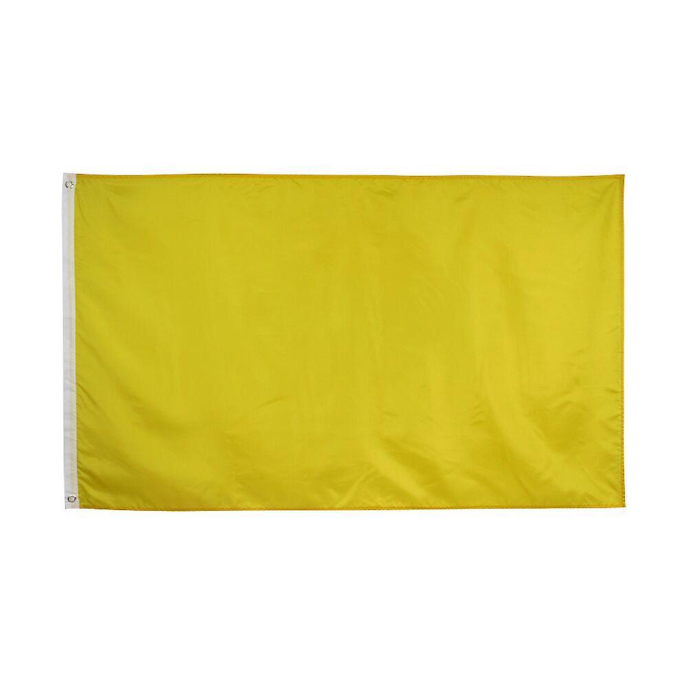 Bolongking 90X150cm YELLOW  Flag Solid Color banner 90 x 150cm