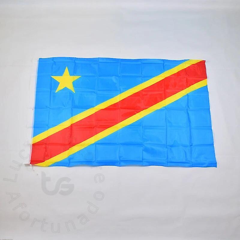 Scitoo Congo  90*150cm   Democratic Republic of the Congo Flag  Banner for Festival Home Decoration  flag